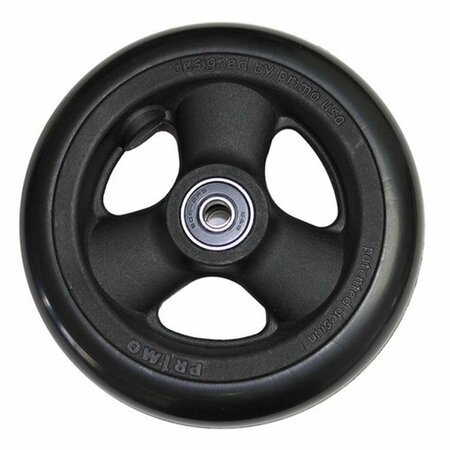 NEW SOLUTIONS 5 x 1 in. Hollow3 Spoke Composite Caster Wheel with 0.32 in. Bearings Wheelchair NE382278